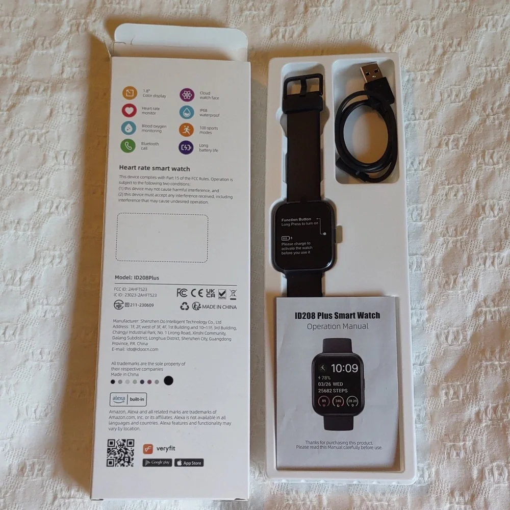 Smart Watch Model: ID208Plus